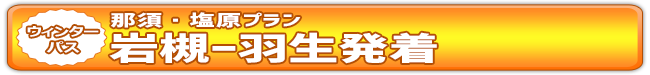 ウィンターパス2025　那須・塩原プラン（岩槻ー羽生発着） | ドラ割